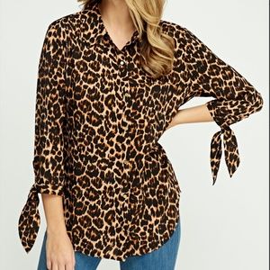 JUICY COUTURE LEOPARD PRINT BLOUSE Shirt 4